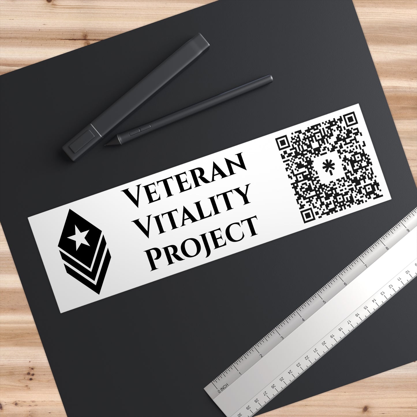 Veteran Vitality Project Bumper Stickers | Car Decals, Veteran Support, Military Pride, Awareness Stickers, Unique Gifts