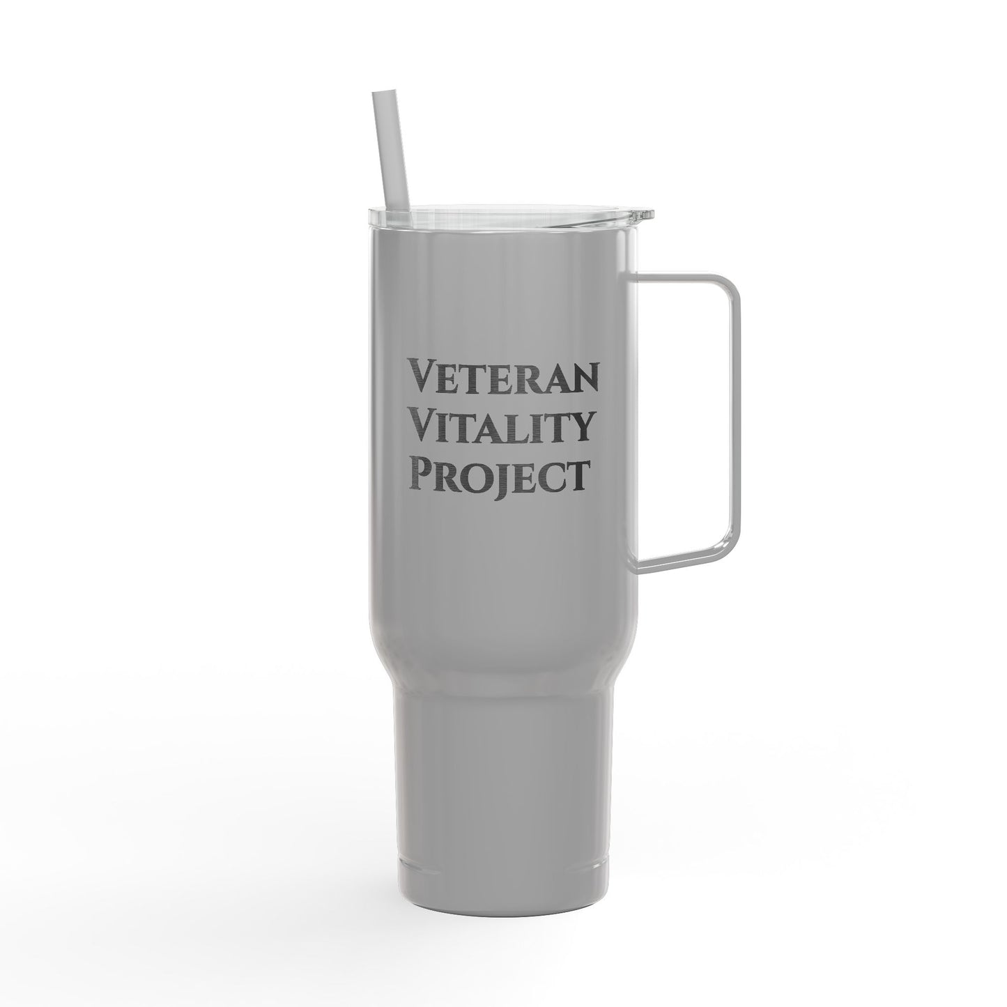 Veteran Insulated Tumbler | 40oz Engraved Travel Mug, Personalized Gift for Veterans, Drinkware for Outdoor Adventures, Customizable