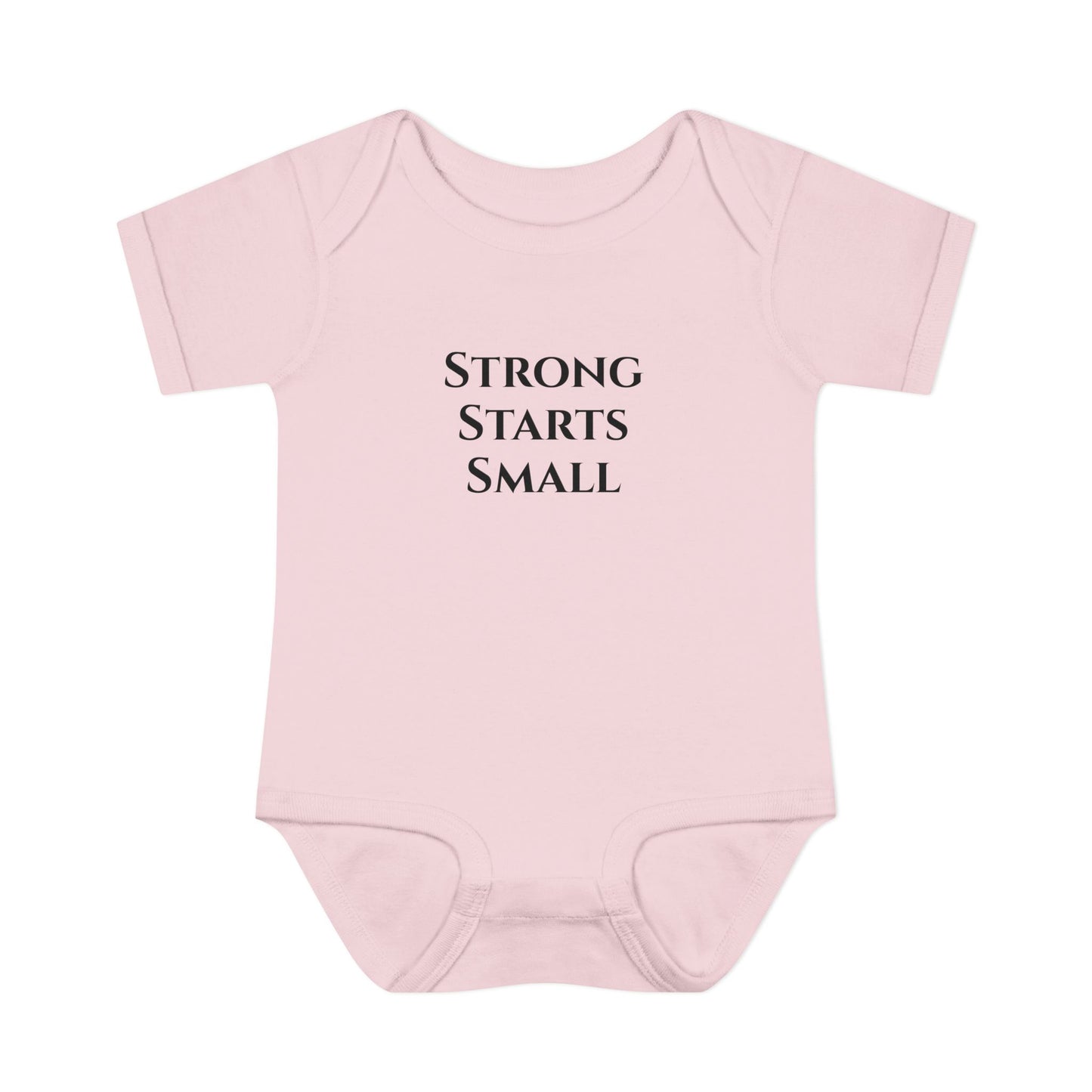 Strong Starts Small Baby Bodysuit