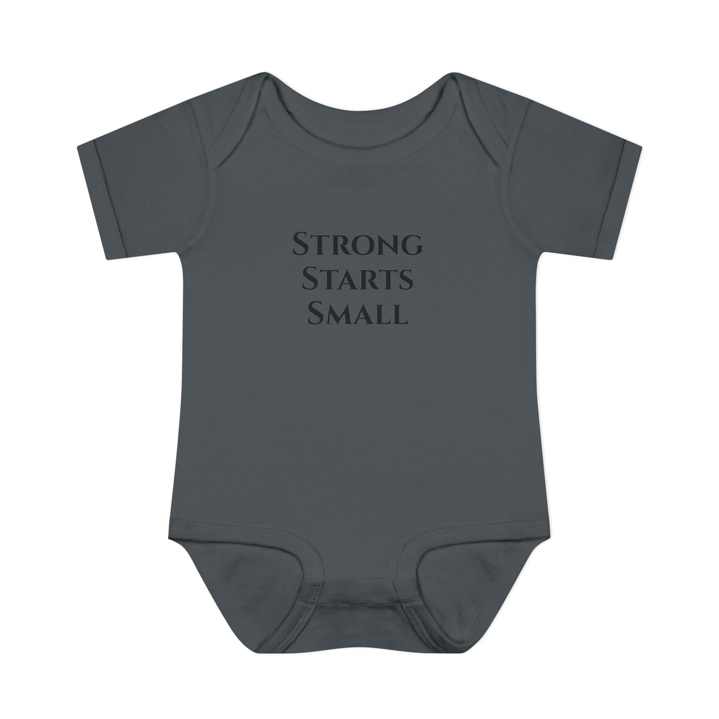 Strong Starts Small Baby Bodysuit