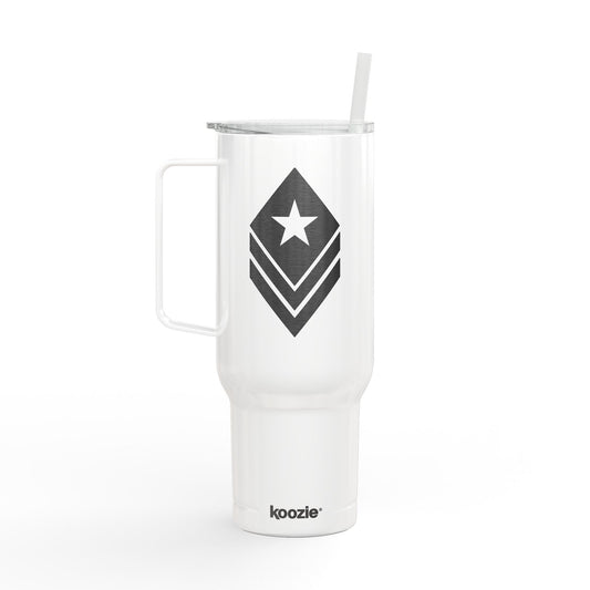 Veteran Insulated Tumbler | 40oz Engraved Travel Mug, Personalized Gift for Veterans, Drinkware for Outdoor Adventures, Customizable