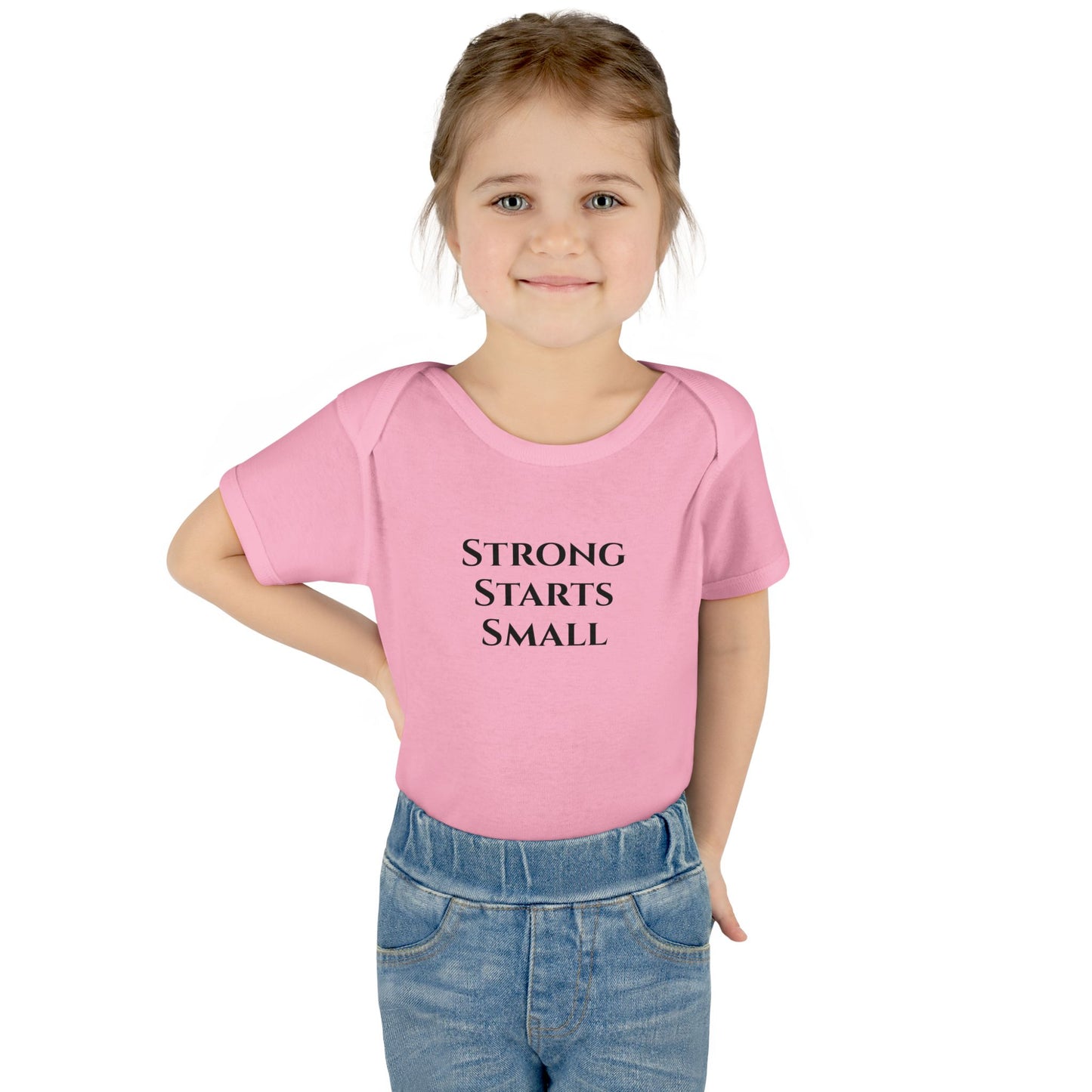 Strong Starts Small Baby Bodysuit