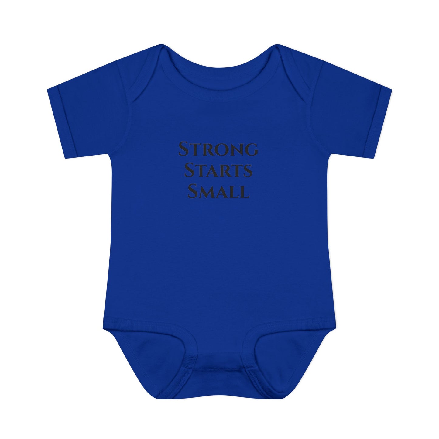 Strong Starts Small Baby Bodysuit