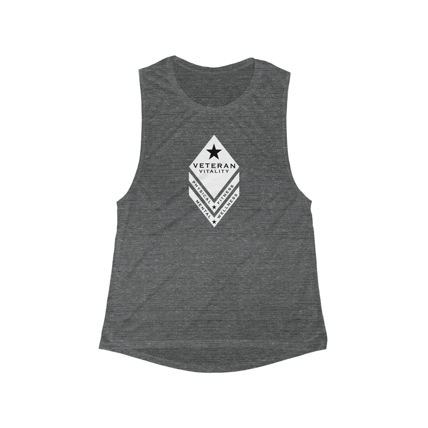 Veteran Vitality - Women's Flowing Muscle Tank Top