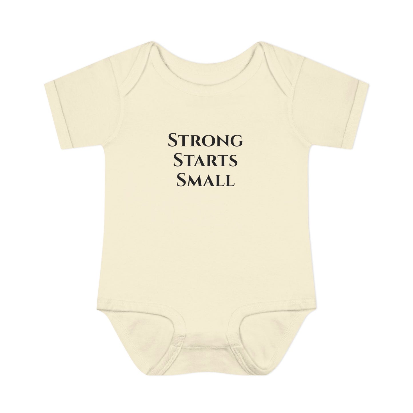 Strong Starts Small Baby Bodysuit