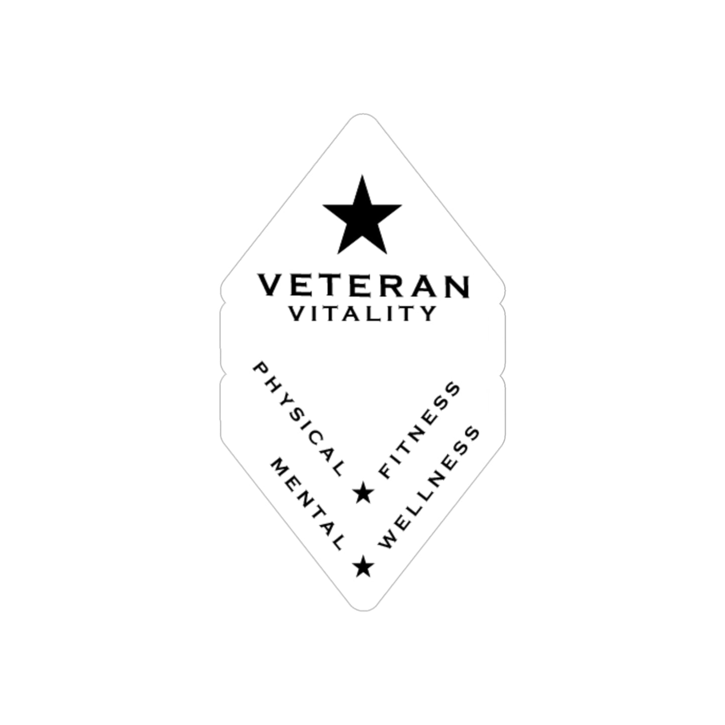 Transparent Outdoor Stickers for Veterans, Motivation Stickers, Fitness Decals, Car Accessories, Wellness Reminders