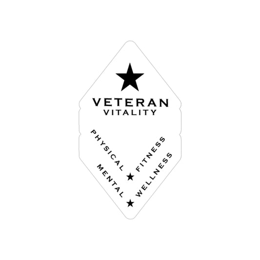 Transparent Outdoor Stickers for Veterans, Motivation Stickers, Fitness Decals, Car Accessories, Wellness Reminders