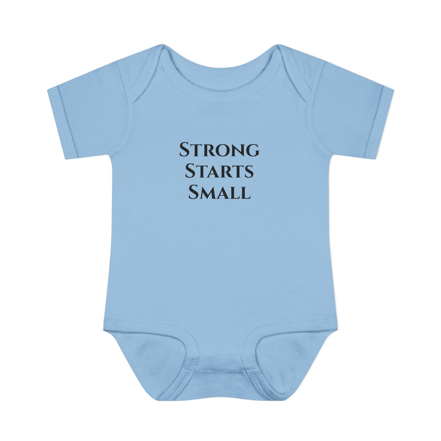 Strong Starts Small Baby Bodysuit