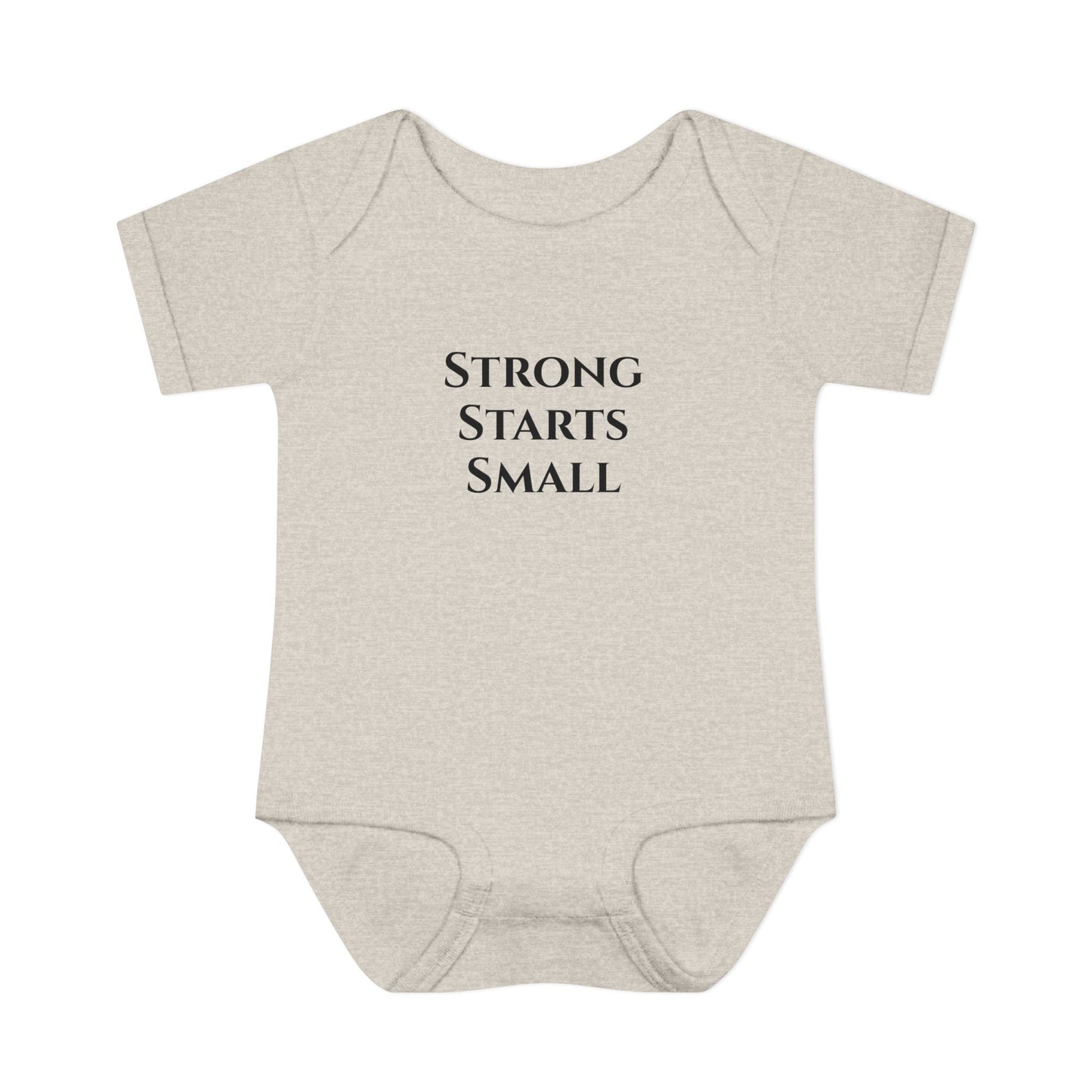 Strong Starts Small Baby Bodysuit