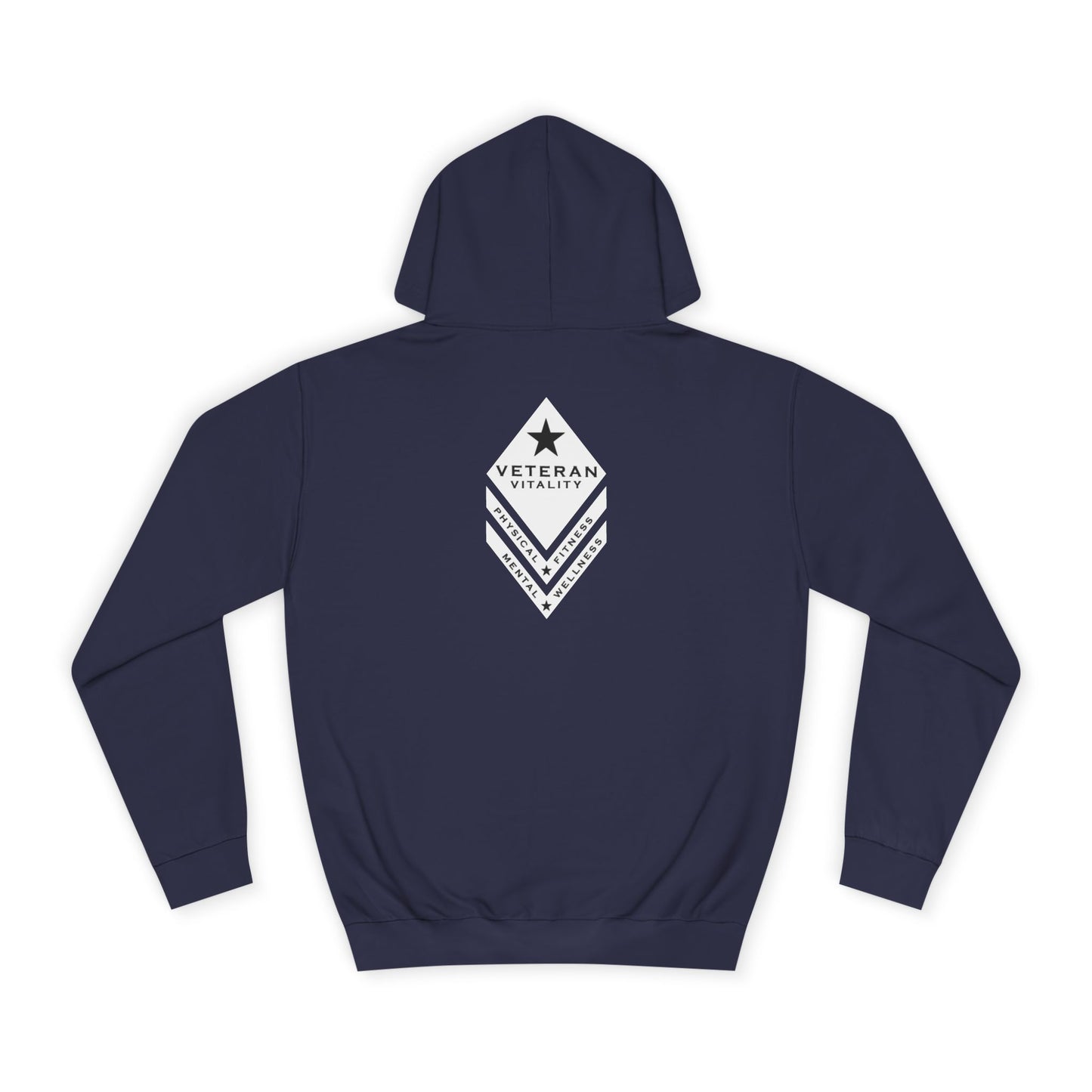 Veteran Vitality Unisex College Hoodie, Comfortable Sweatshirt, Casual Wear, College Apparel, Gift for Veterans, Cozy Hoodie