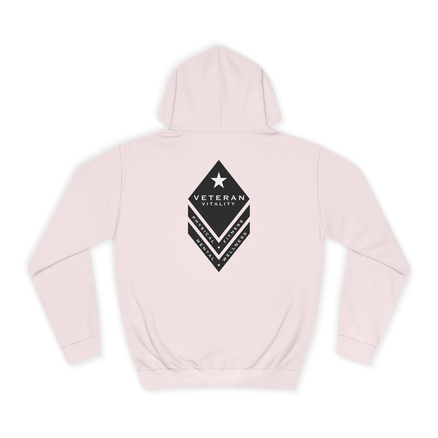 Unisex College Hoodie with Veteran Design, Cozy College Sweatshirt, Gift for Students, Military Tribute Hoodie, Casual Wear, Graduation Gift