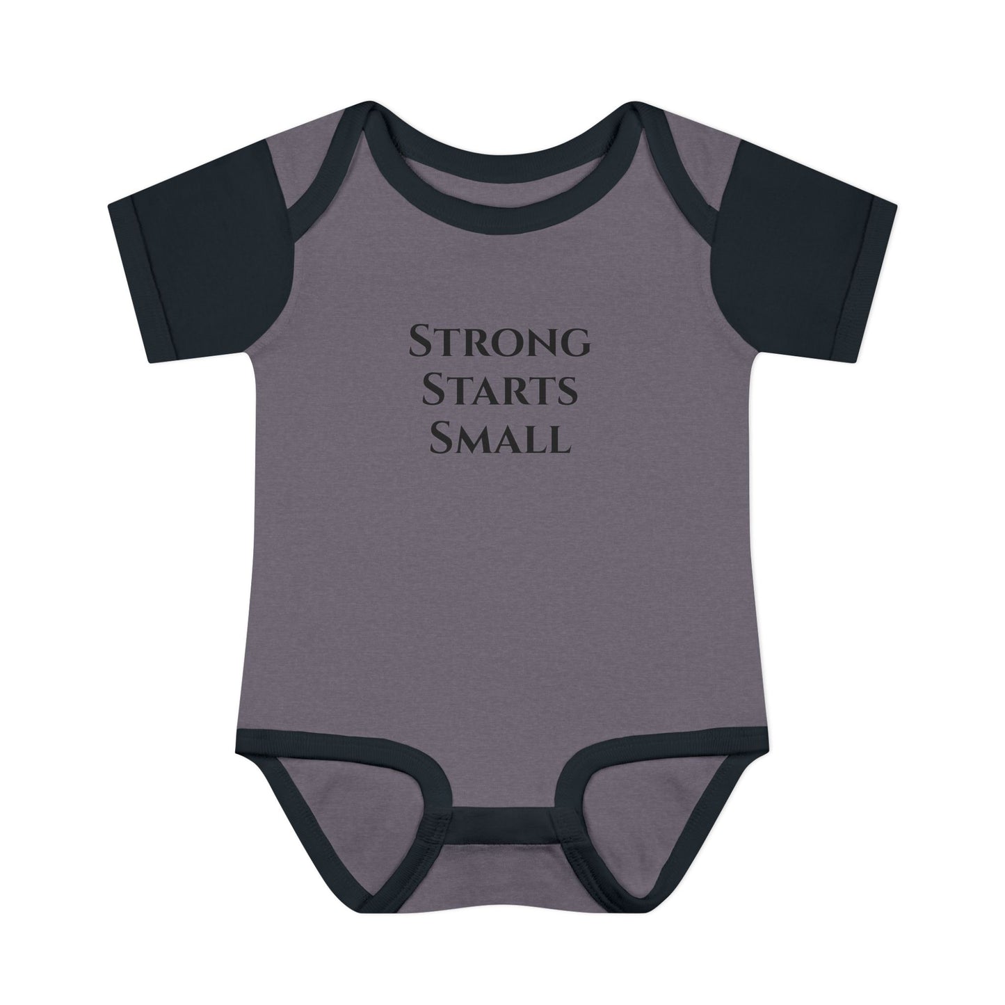 Strong Starts Small Baby Bodysuit