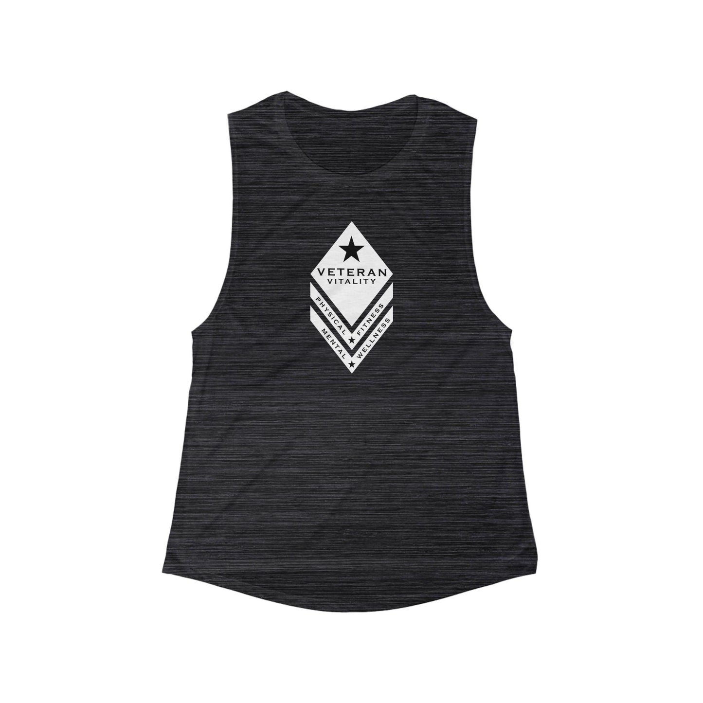Veteran Vitality - Women's Flowing Muscle Tank Top