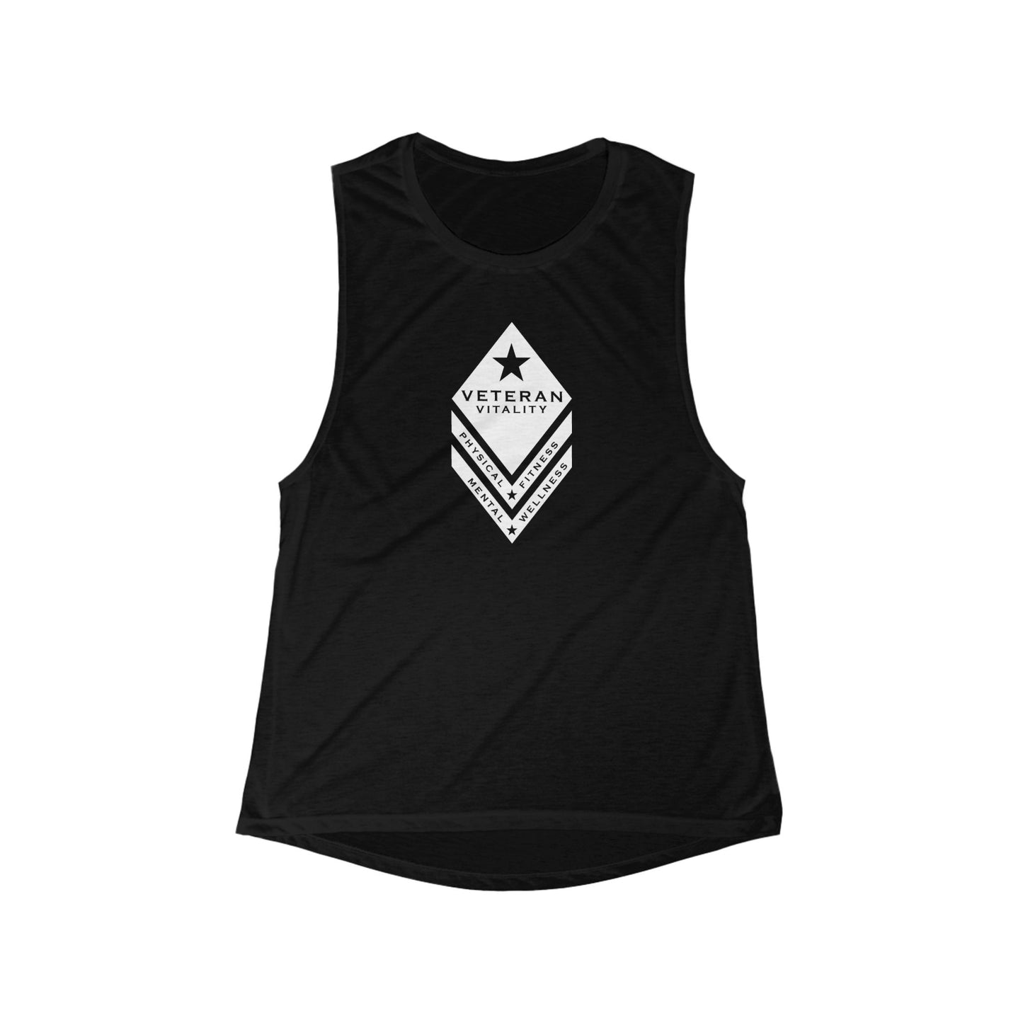 Veteran Vitality - Women's Flowing Muscle Tank Top