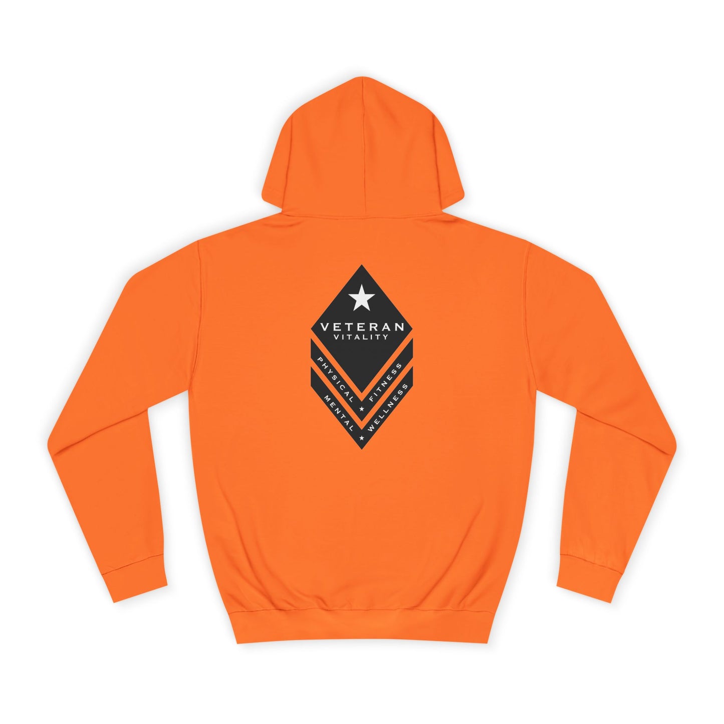 Unisex College Hoodie with Veteran Design, Cozy College Sweatshirt, Gift for Students, Military Tribute Hoodie, Casual Wear, Graduation Gift