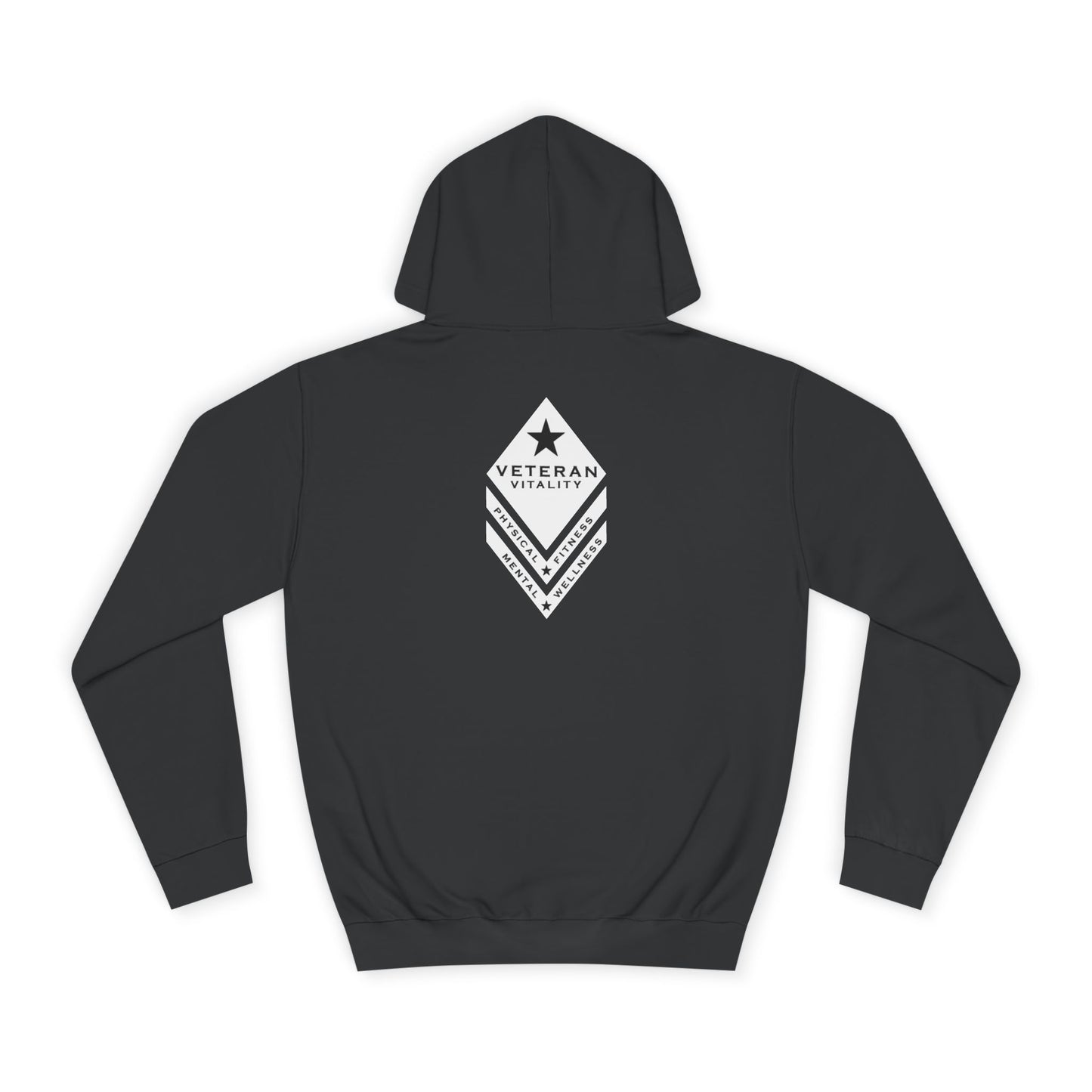 Veteran Vitality Unisex College Hoodie, Comfortable Sweatshirt, Casual Wear, College Apparel, Gift for Veterans, Cozy Hoodie