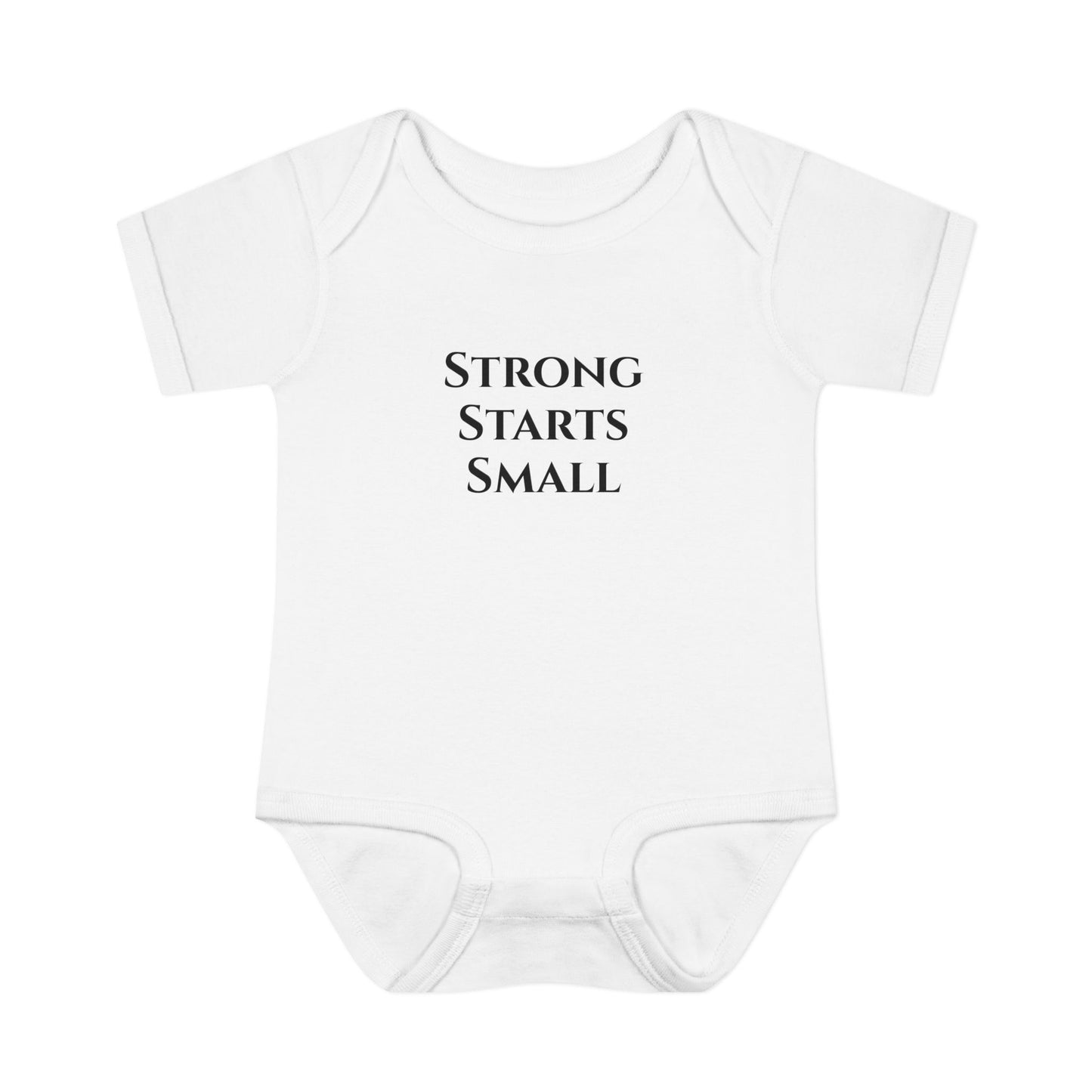 Strong Starts Small Baby Bodysuit