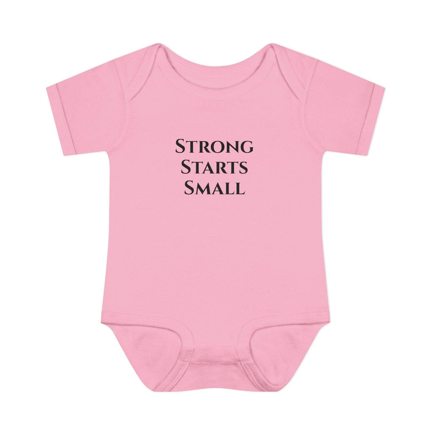 Strong Starts Small Baby Bodysuit