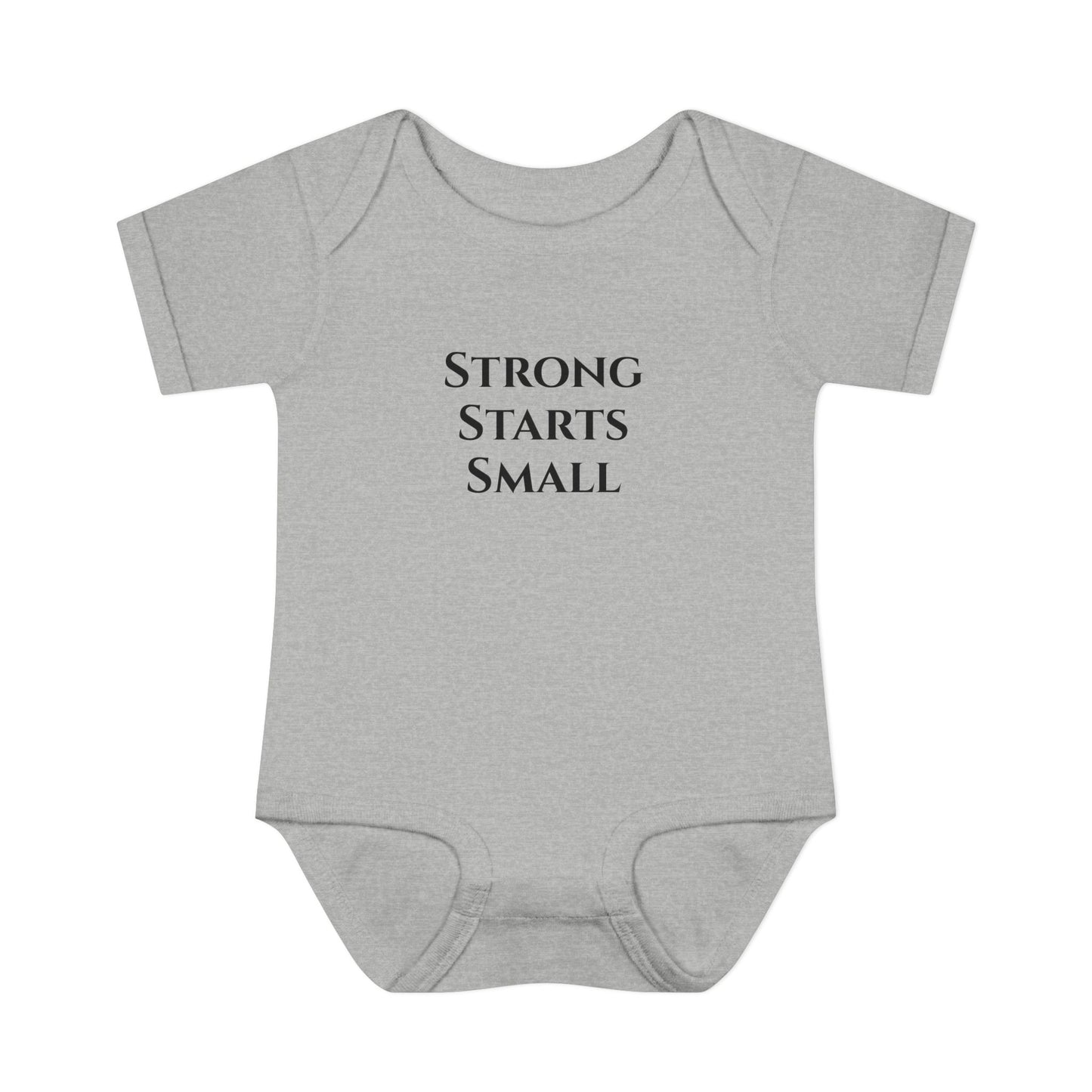Strong Starts Small Baby Bodysuit