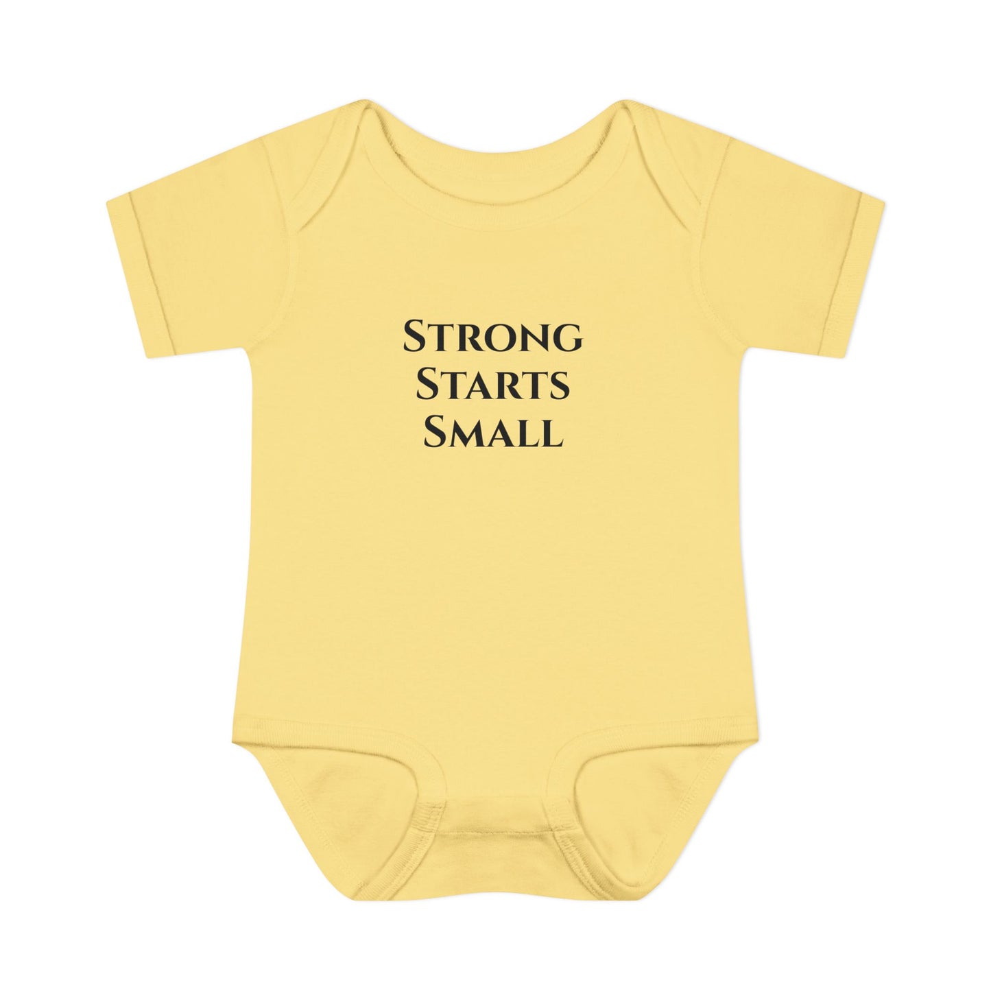 Strong Starts Small Baby Bodysuit