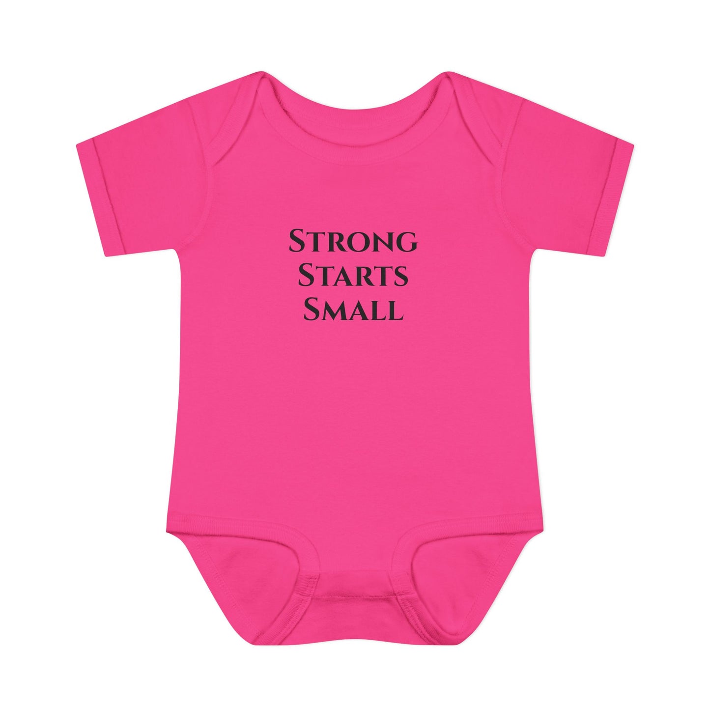 Strong Starts Small Baby Bodysuit