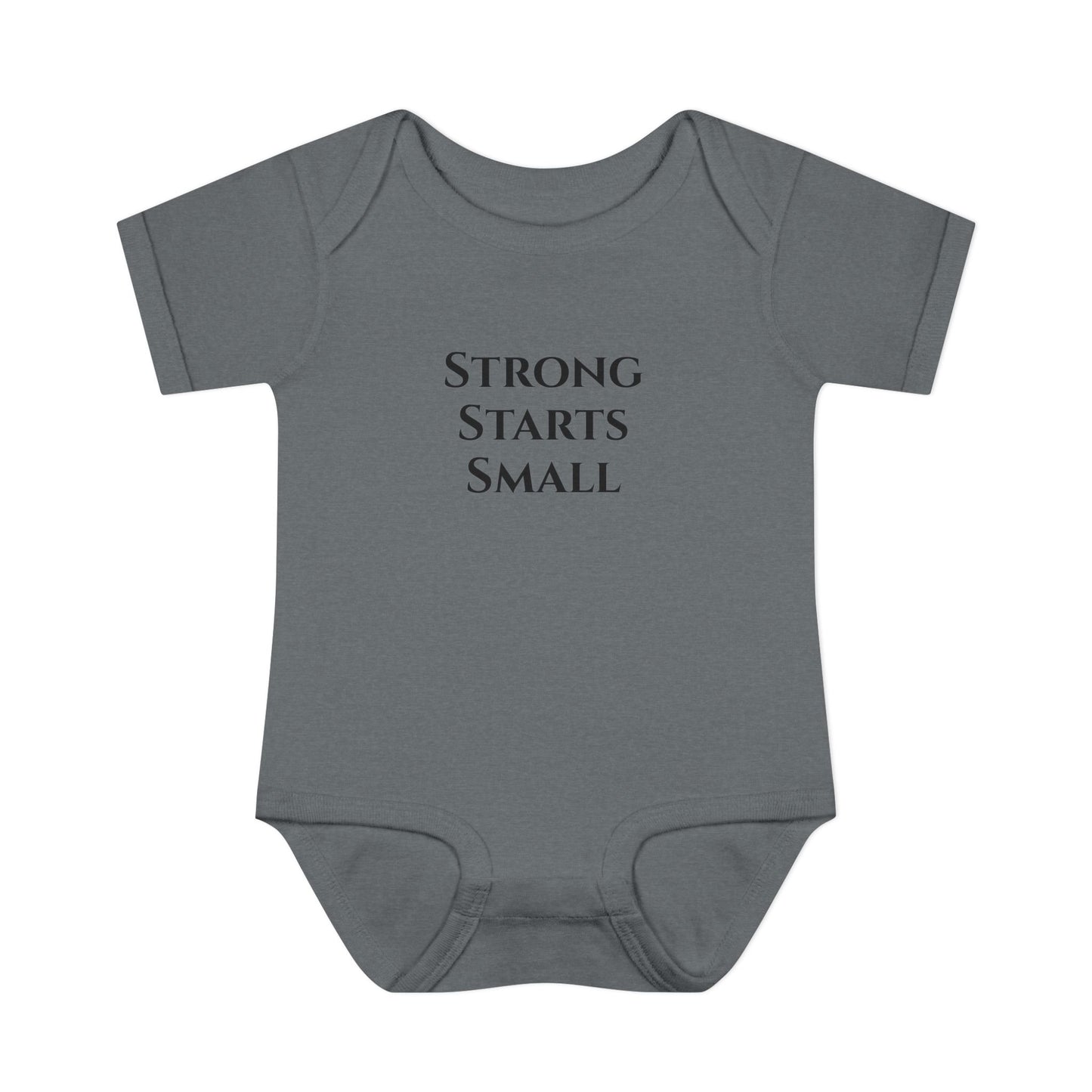 Strong Starts Small Baby Bodysuit