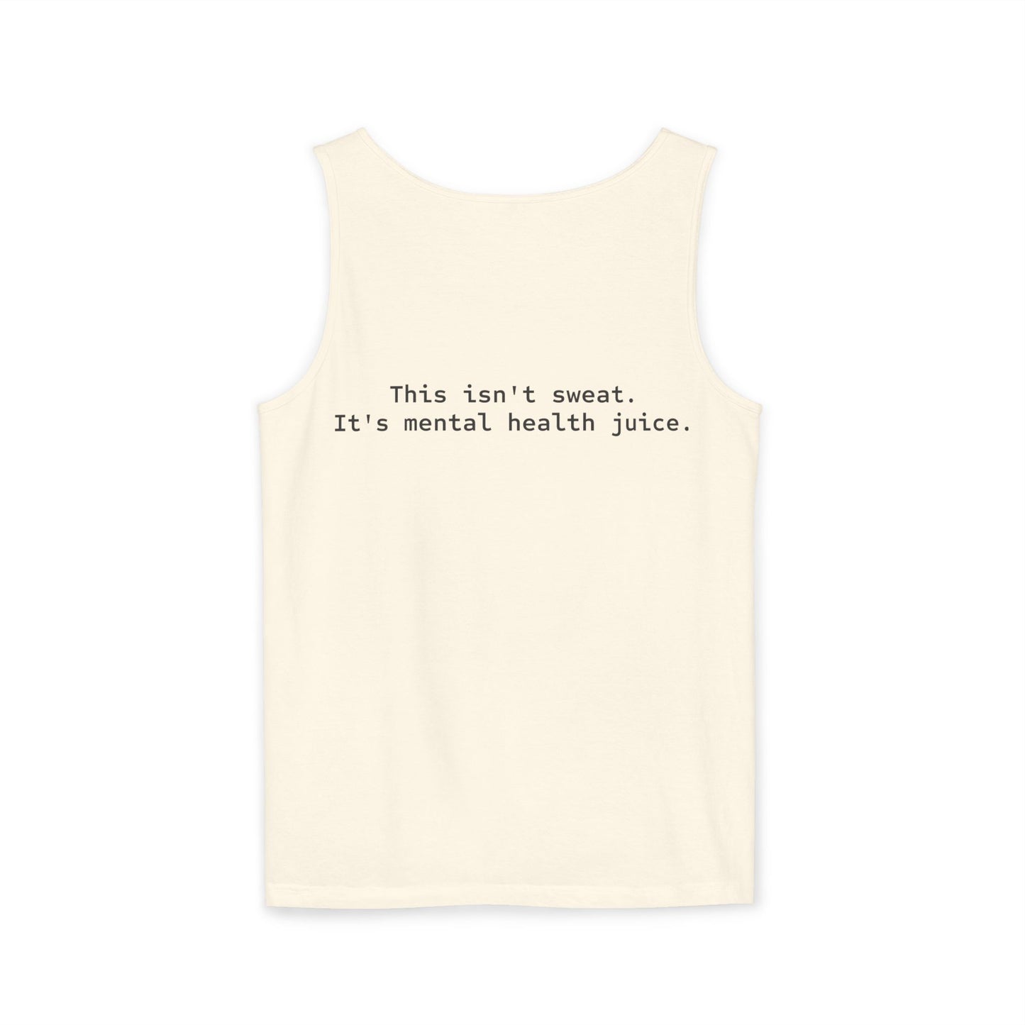 Mental Health Juice Tank Top, Unisex Graphic Tee, Motivational Workout Shirt, Summer Casual Wear, Self-Care Gift