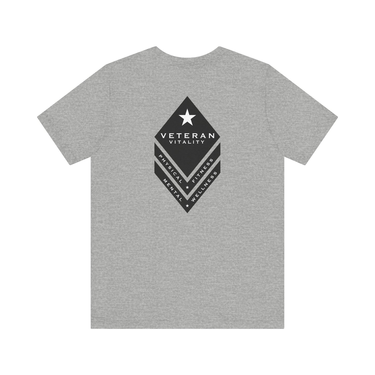 Veteran Vitality Unisex Tee - Casual Wear, Military Pride, Gift for Veterans, Comfortable Everyday Shirt, Men's and Women's Fashion